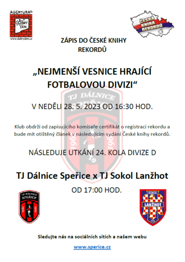 pozvánka rekordy